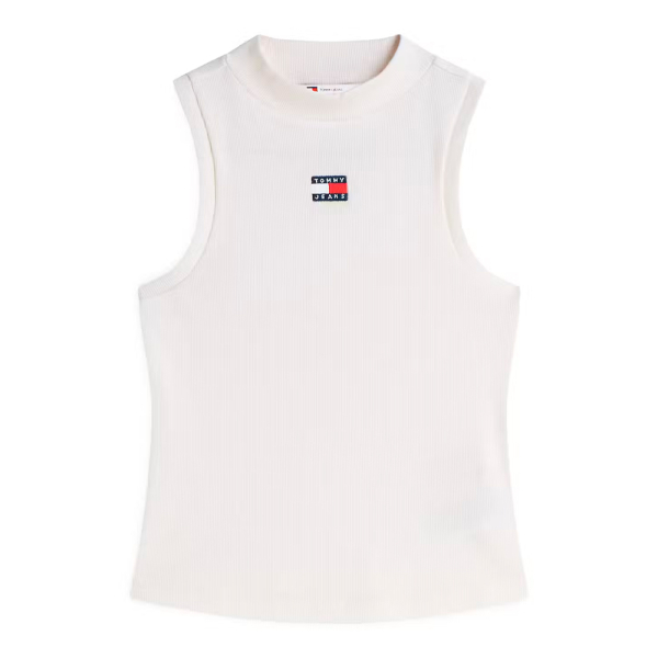 Tommy Hilfiger T-shirts hauts et polos Blanc - T-shirt ctel Slim Badge - S - Ref 31 €